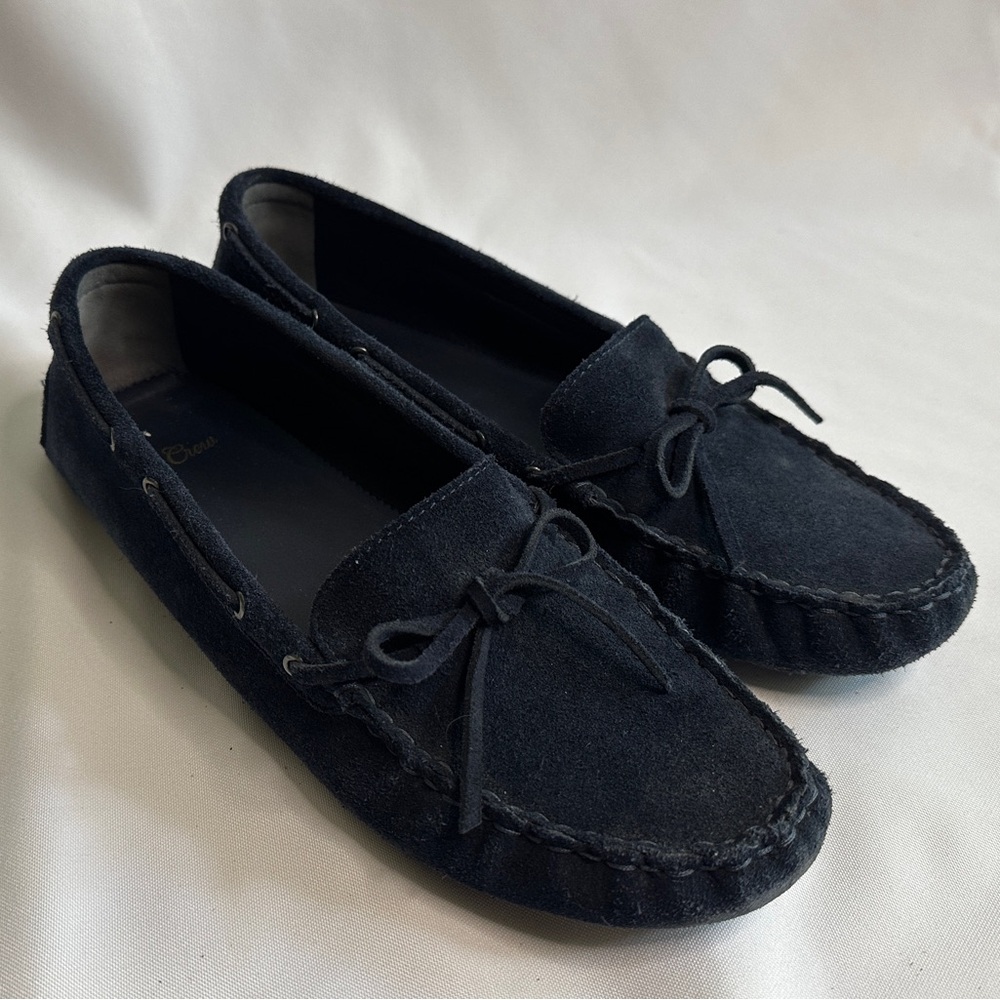 J. Crew Blue Suede Driving Moccasin, size 11